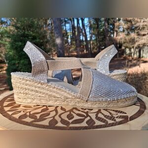 Toni Pons Women's Triton Espadrille Wedge Sandals Size 10